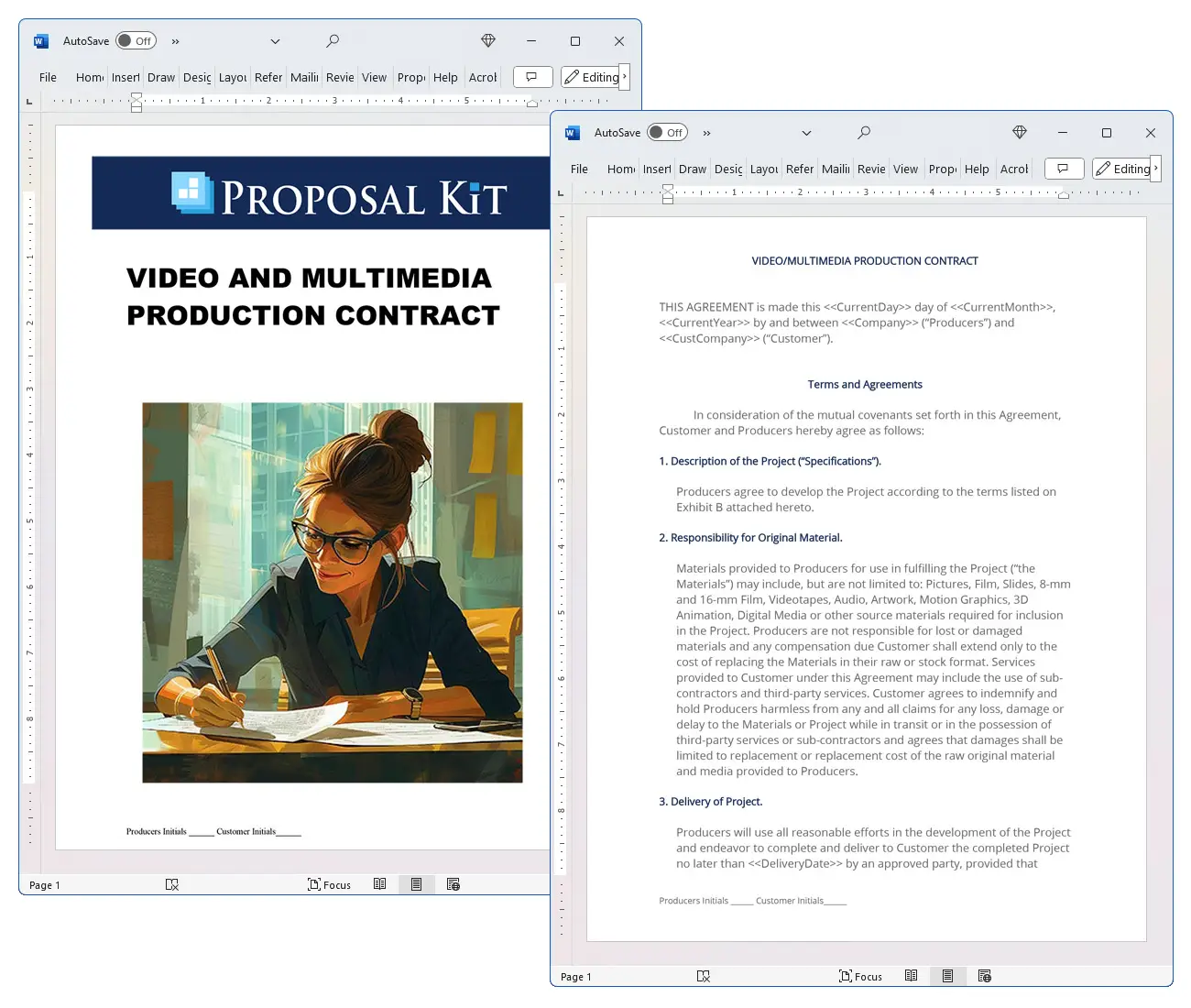 Video and Multimedia Production Contract Concepts