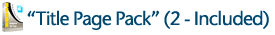 Title Page Pack
