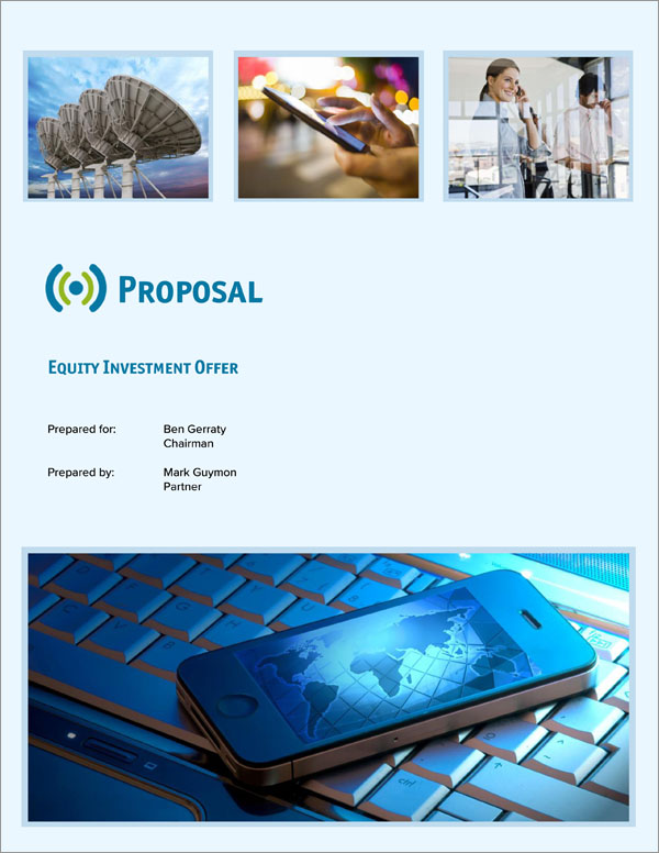 Proposal Pack Telecom #3 Screenshot of Pages