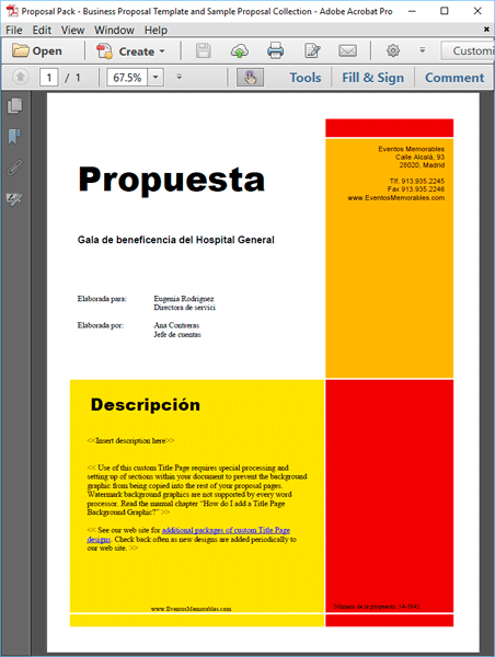 Proposal Kit Spanish Version