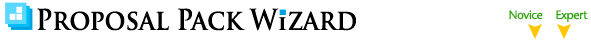 Proposal Pack Wizard