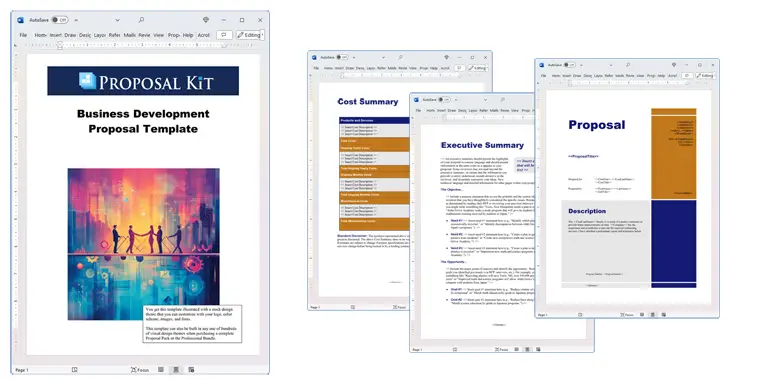 Proposal Pack for Any Business Screenshot of Pages Proposal Pack for Any Business Screenshot of Pages