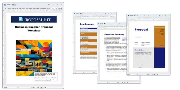 Proposal Pack for Any Business Screenshot of Pages Proposal Pack for Any Business Screenshot of Pages
