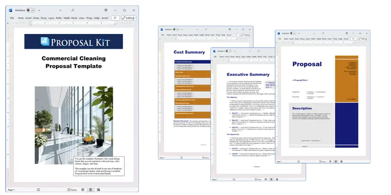 Proposal Pack for Any Business Screenshot of Pages Proposal Pack for Any Business Screenshot of Pages