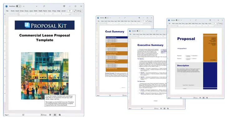 Proposal Pack for Any Business Screenshot of Pages Proposal Pack for Any Business Screenshot of Pages