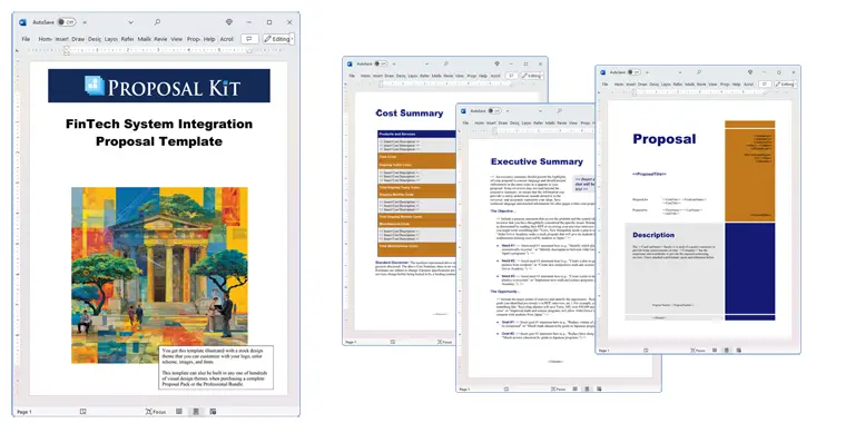 Proposal Pack for Any Business Screenshot of Pages Proposal Pack for Any Business Screenshot of Pages