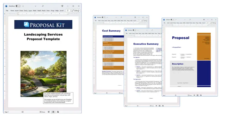 Proposal Pack for Any Business Screenshot of Pages Proposal Pack for Any Business Screenshot of Pages