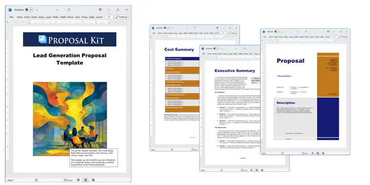 Proposal Pack for Any Business Screenshot of Pages Proposal Pack for Any Business Screenshot of Pages