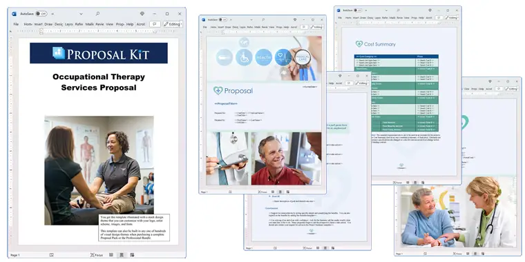 Proposal Pack Healthcare #3 Screenshot of Pages