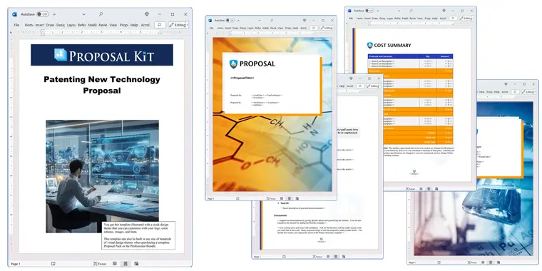 Proposal Pack Science #4 Screenshot of Pages