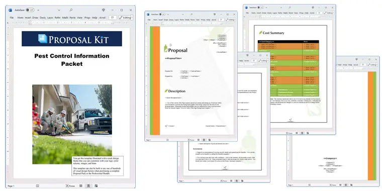 Proposal Pack Pest Control #1 Screenshot of Pages