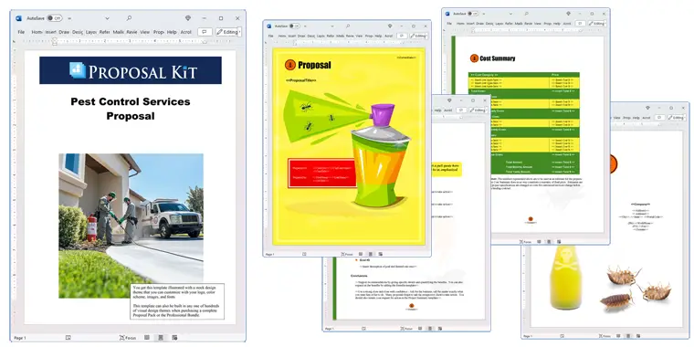 Proposal Pack Pest Control #2 Screenshot of Pages