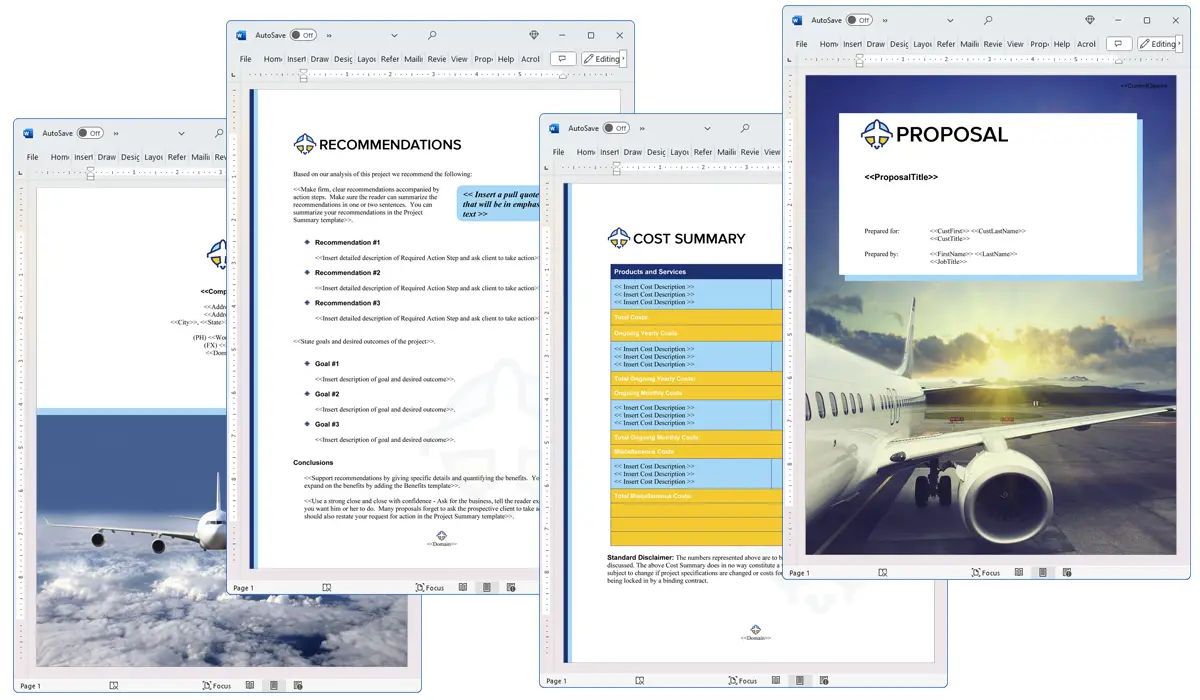 Illustration of Proposal Pack Aerospace #3