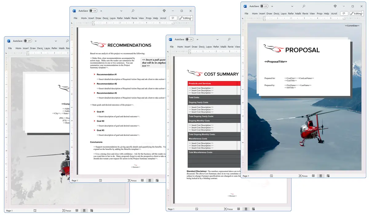 Illustration of Proposal Pack Aerospace #5