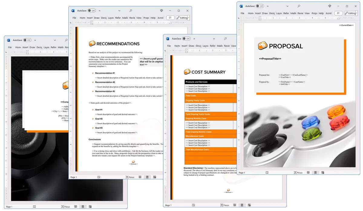 Illustration of Proposal Pack Computers #7