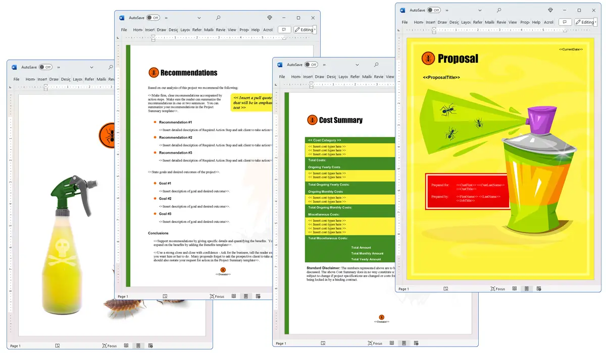 Illustration of Proposal Pack Pest Control #2