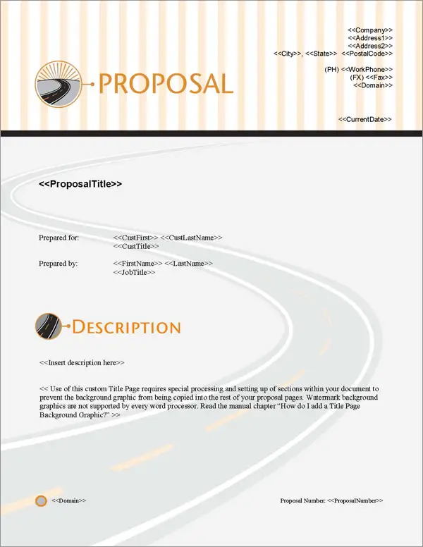 Proposal Pack In Motion #3 Title Page