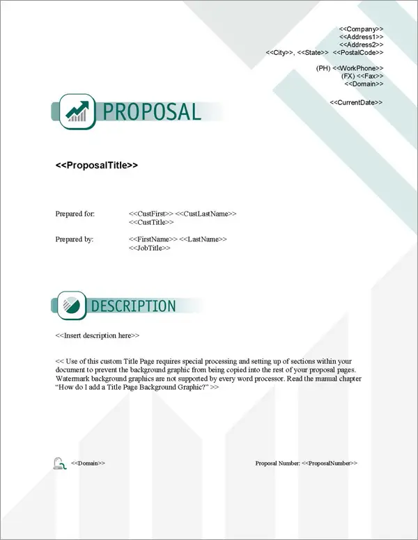 Proposal Pack Business #15 Title Page