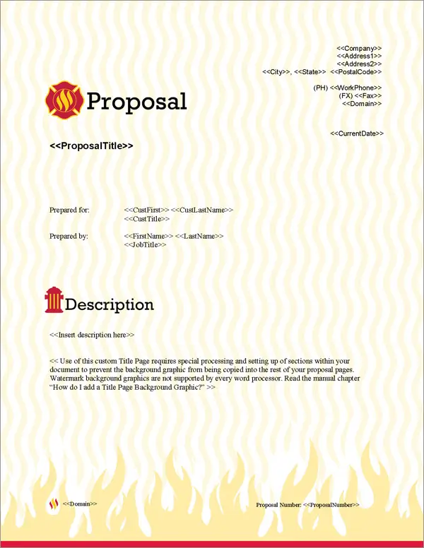 Proposal Pack Safety #2 Title Page