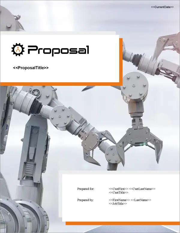 Proposal Pack Robotics #2 Title Page