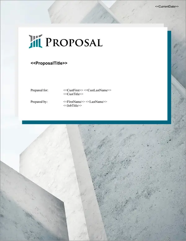 Proposal Pack Classic #18 Title Page