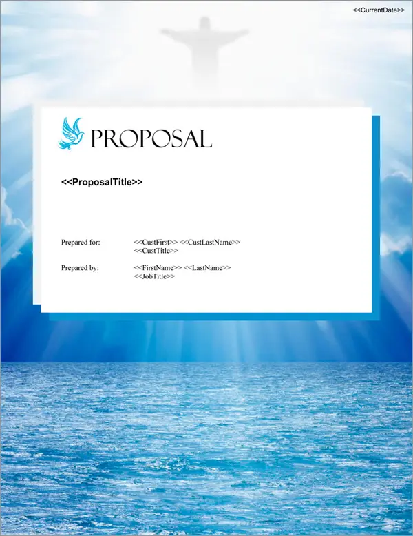 Proposal Pack Spiritual #3 Title Page