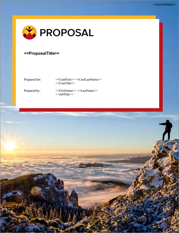 Proposal Pack Business #24 Title Page