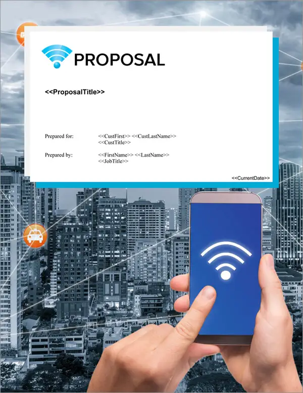 Proposal Pack Wireless #4 Title Page