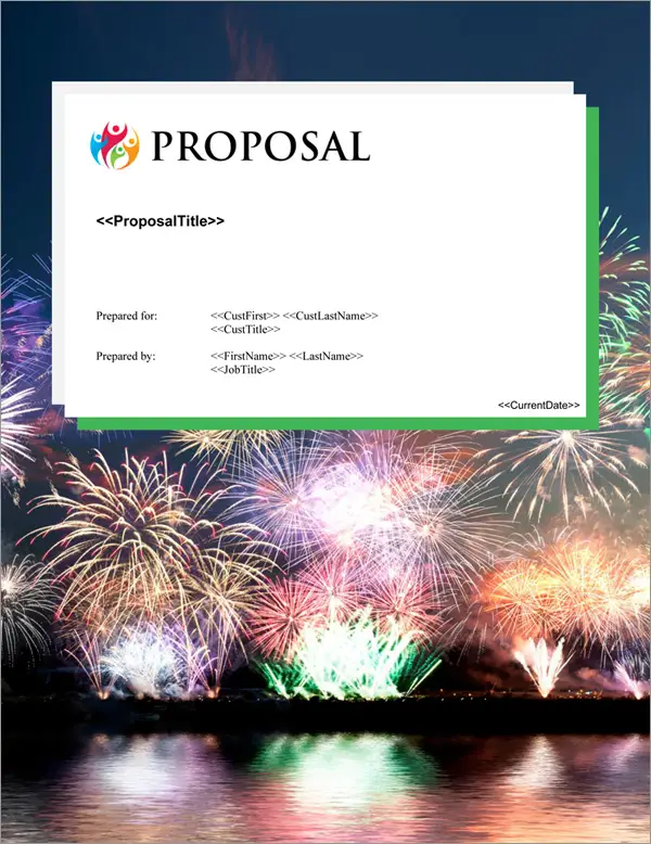 Proposal Pack Events #8 Title Page