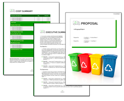 Trash And Waste Pickup Services Sample Proposal A Template