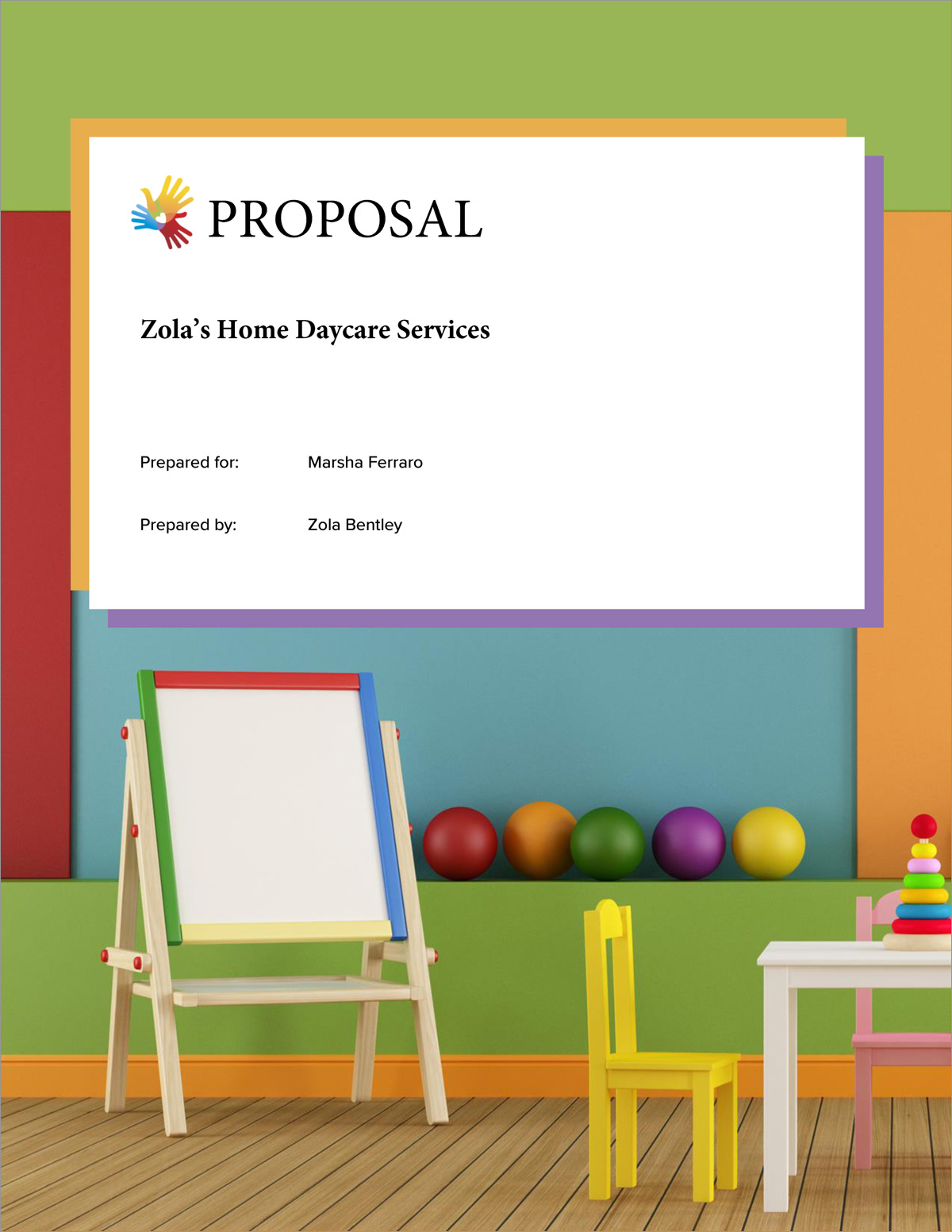 Home Daycare Services Sample Proposal 5 Steps