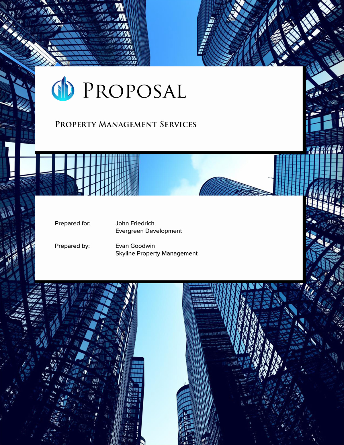 Property Management Services Proposal 5 Steps